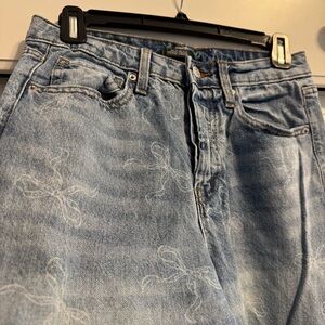 Wild Fable High-Rise Bow Denim Jeans